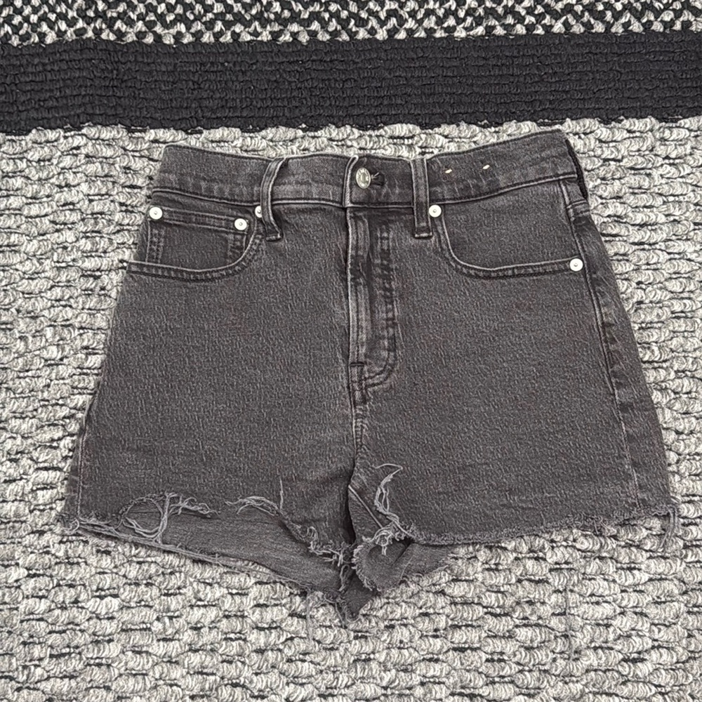 Madewell Shorts Womens Sz 26 The Perfect Jean Short Raw Hem Cutoffs Y2K Boho